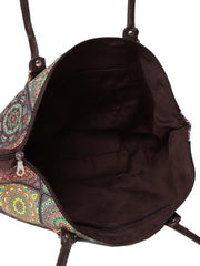 Mandala Digital Printed Canvas Tote Bag