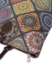 Mandala Digital Printed Canvas Tote Bag