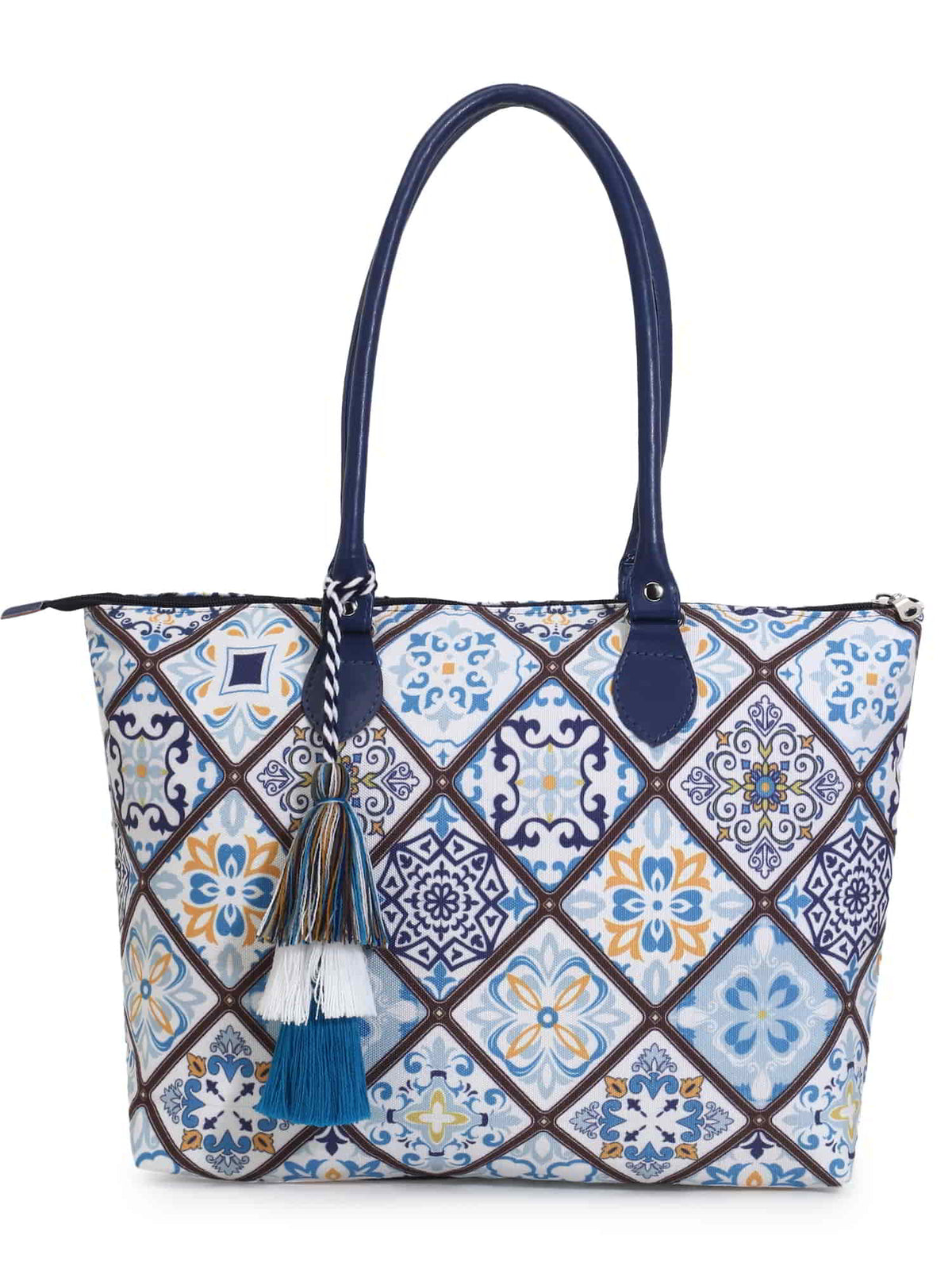 Mandala Digital Printed Canvas Tote Bag