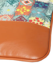 Geomat Polyester PU Graphic Cosmetic Vanity Bag