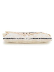 Gaper Medallion Embellished Cotton Jacquard Sling Bag