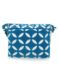 Gaper Medallion Embellished Cotton Jacquard Sling Bag