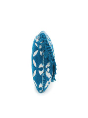 Gaper Medallion Embellished Cotton Jacquard Sling Bag