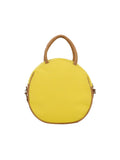 Verdant Floral Embroidered Cotton Canvas & Leatherette Sling Bag