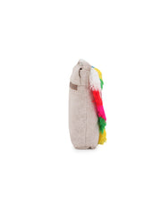 Floral Patch Canvas Sling Bag