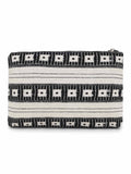 Cotton Canvas Striped Vanity Bag