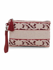 Graphic Jacquard Smart Casual Vanity Bag