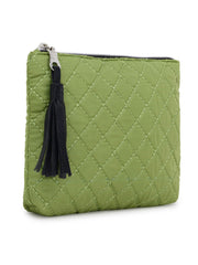 Polyester Solid Geometric Vanity Bag (Set of 3)