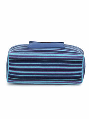 Jute Textured & Striped Shopping Bag