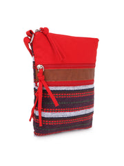 Striped Cotton Dari Sling Bag