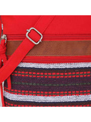 Striped Cotton Dari Sling Bag