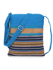Striped Cotton Dari Sling Bag