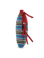 Geomat Acrylic & Canvas Striped Sling Bag