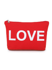 Opus Typography Canvas Smart Casual Vanity Bag