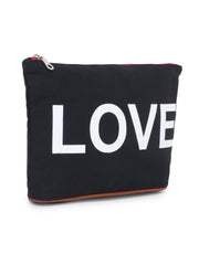 Opus Typography Canvas Smart Casual Vanity Bag