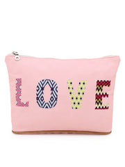 Opus Typography Canvas Smart Casual Vanity Bag