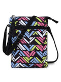 Canvas Chevron Printed Sling Bag