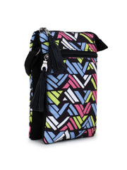 Canvas Chevron Printed Sling Bag