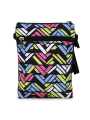 Canvas Chevron Printed Sling Bag