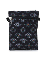 Canvas Chevron Printed Sling Bag