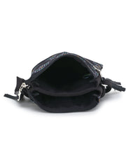 Canvas Chevron Printed Sling Bag