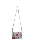 Canvas Embroidered Sling Bag