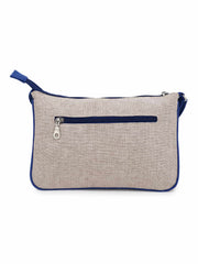 Canvas Embroidered Sling Bag