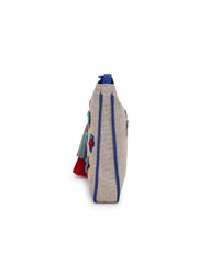 Canvas Embroidered Sling Bag