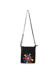 Canvas Crotia Patch Sling Bag