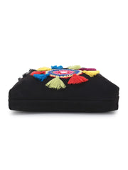 Canvas Crotia Patch Sling Bag