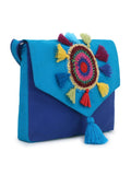 Canvas Crotia Patch Sling Bag