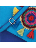 Canvas Crotia Patch Sling Bag