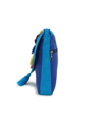 Canvas Crotia Patch Sling Bag