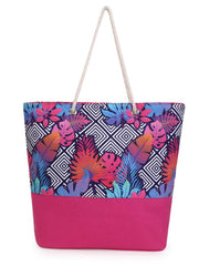 Blossom Polycotton & Canvas Botanical Digital Printed Tote Bag