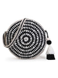 Mandala Acro Wool & Canvas Croatia Geometric Sling Bag