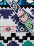 Tribal Acrylic Jacquard Ethnic Motifs Embroidered Sling Bag
