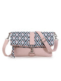 Geomat Polycotton Geometric Digital Print Sling Bag