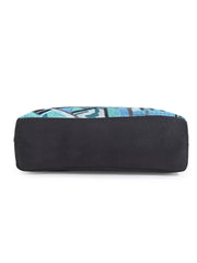 Shore Polycotton & Canvas Abstract Embroidered Handheld Bag