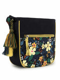 Rangoli Polycotton Canvas Floral Digital Print Sling Bag