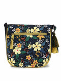 Rangoli Polycotton Canvas Floral Digital Print Sling Bag