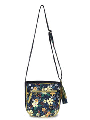 Rangoli Polycotton Canvas Floral Digital Print Sling Bag