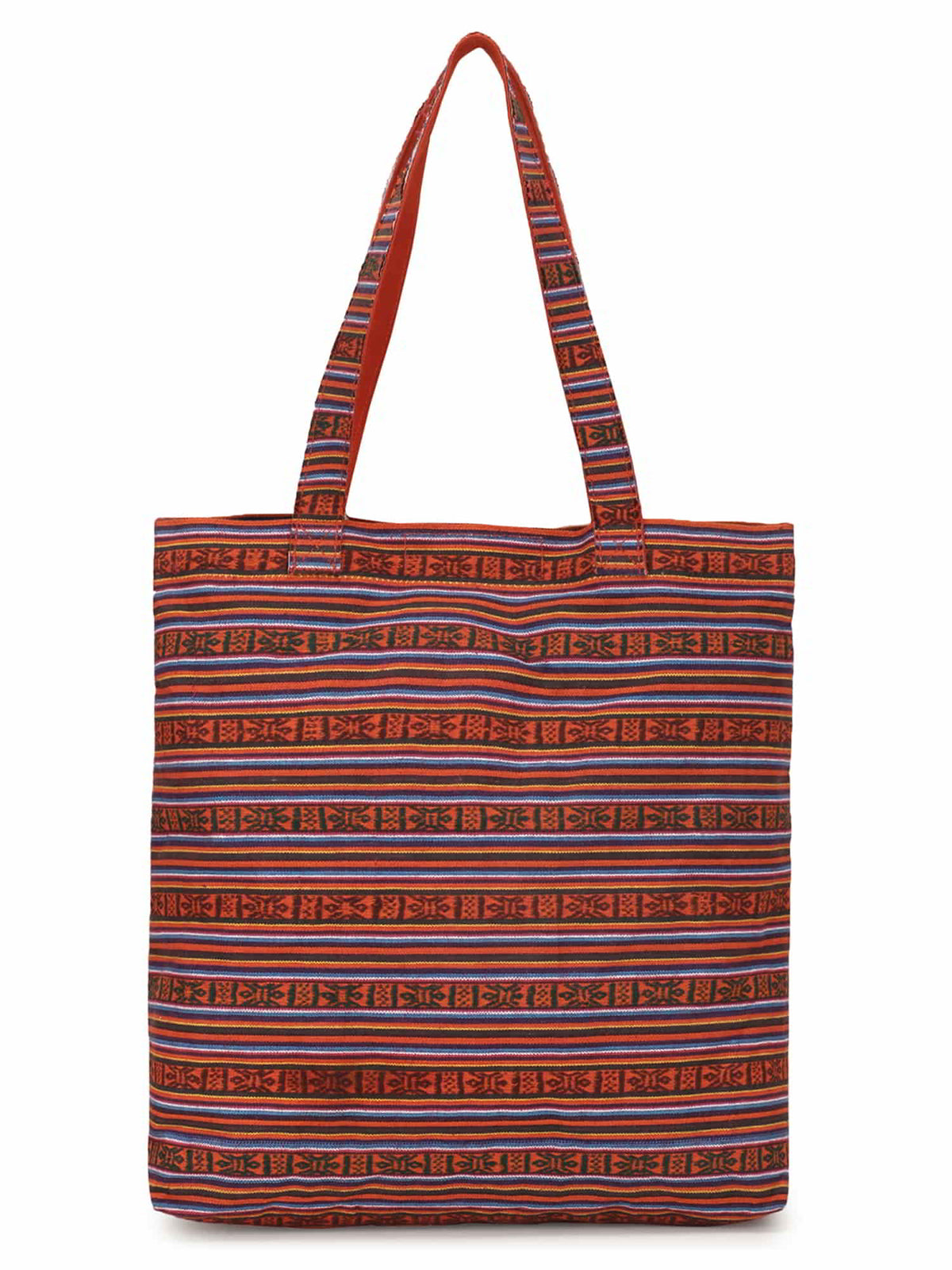 Eco-Friendly Acrylic Dari Striped Shopping Bag
