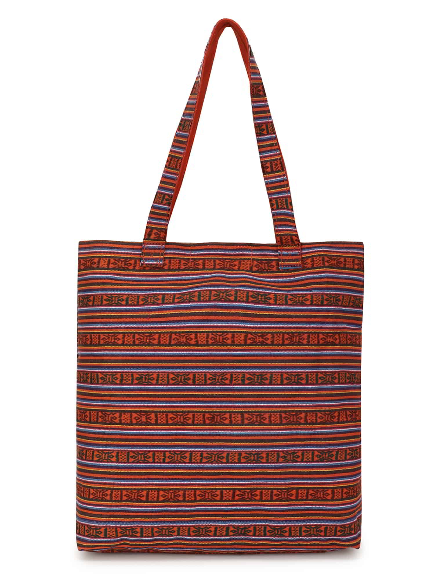 Eco-Friendly Acrylic Dari Striped Shopping Bag