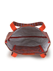 Eco-Friendly Acrylic Dari Striped Shopping Bag