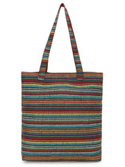 Eco-Friendly Acrylic Dari Striped Shopping Bag