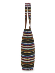 Eco-Friendly Acrylic Dari Striped Shopping Bag