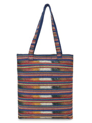 Eco-Friendly Acrylic Dari Striped Shopping Bag