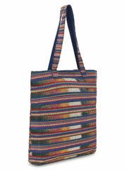 Eco-Friendly Acrylic Dari Striped Shopping Bag