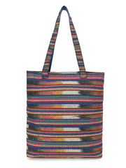 Eco-Friendly Acrylic Dari Striped Shopping Bag