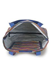 Eco-Friendly Acrylic Dari Striped Shopping Bag